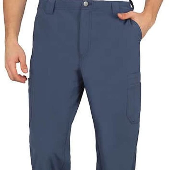 Perflex Men's Scrub Pants, Blue, Small - Picture 5 of 6